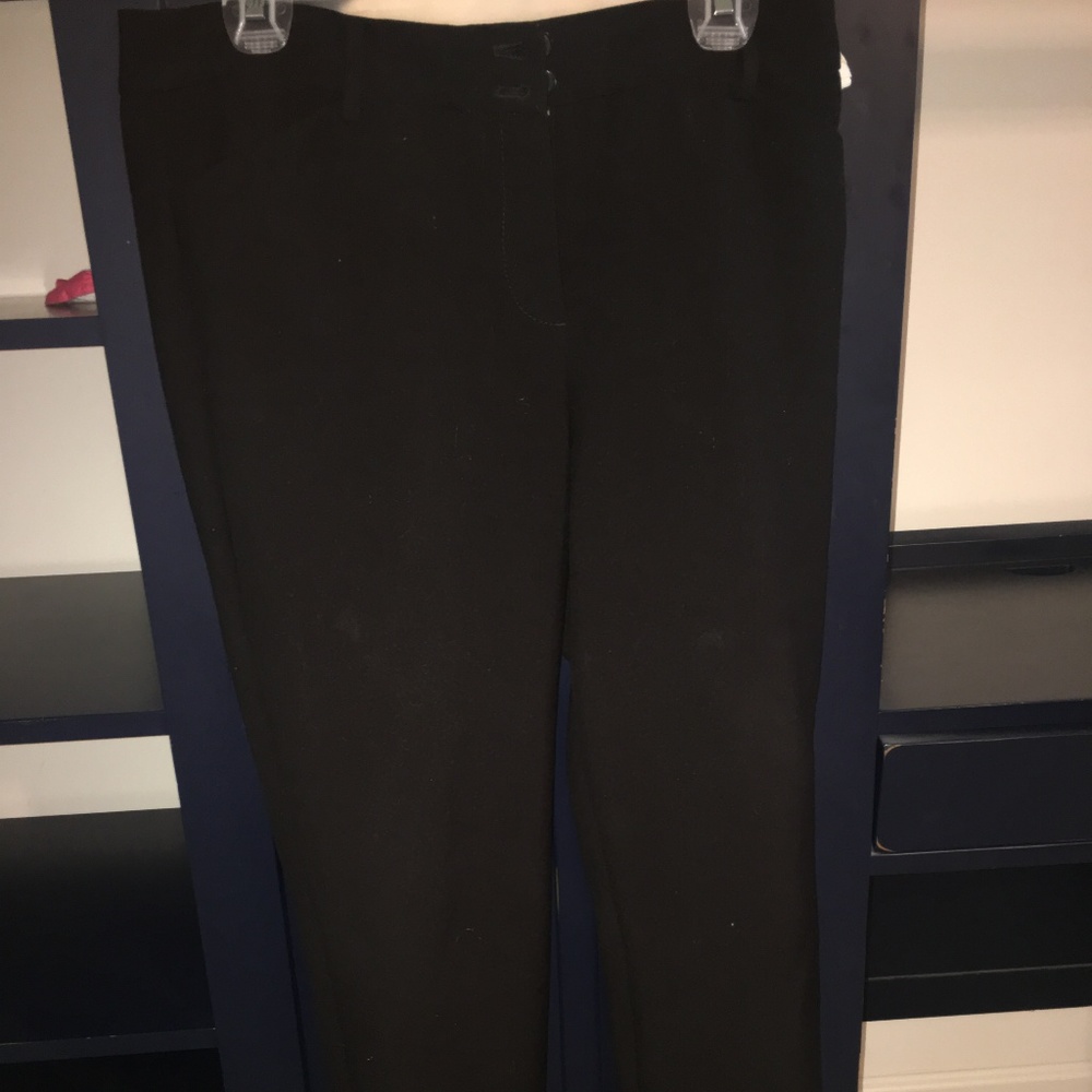Talbot's Black/charcoal fitted slacks WMN Sz10P